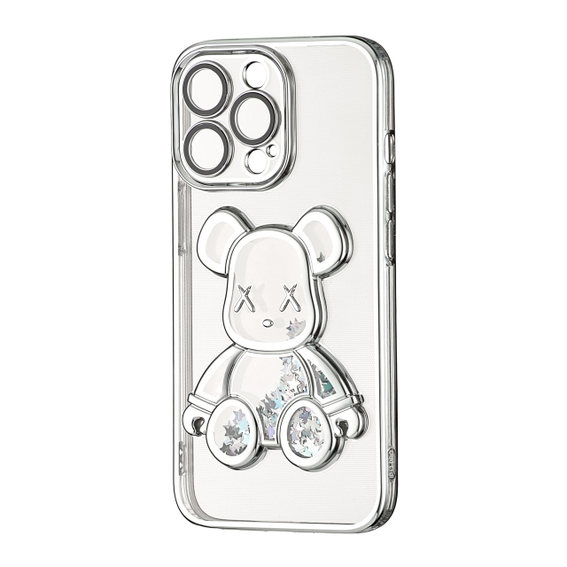 Чехол Shining Bear Case iPhone 13 Pro Silver