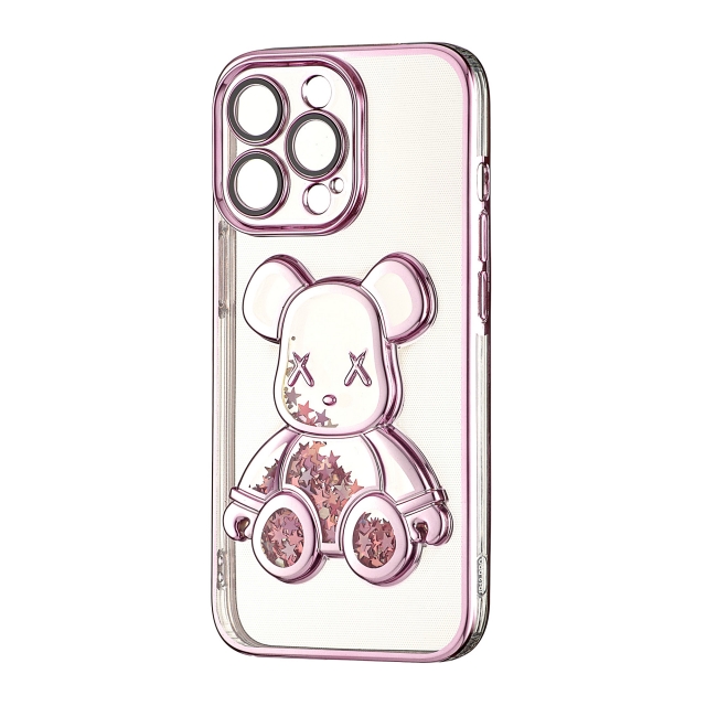 Чехол Shining Bear Case iPhone 13 Pro Pink