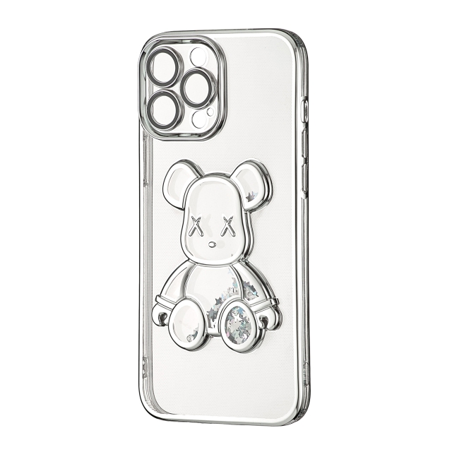 Чехол Shining Bear Case Protected Camera iPhone 13 Pro Max Silver