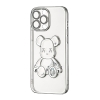 Чехол Shining Bear Case Protected Camera iPhone 13 Pro Max Silver