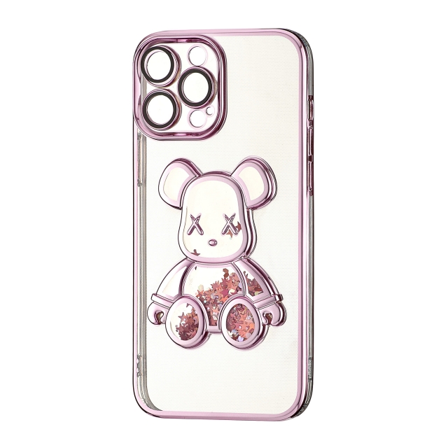 Чехол Shining Bear Case iPhone 13 Pro Max Pink