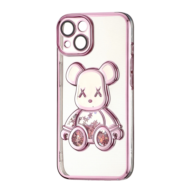 Чехол Shining Bear Case Protected Camera iPhone 14 Pink