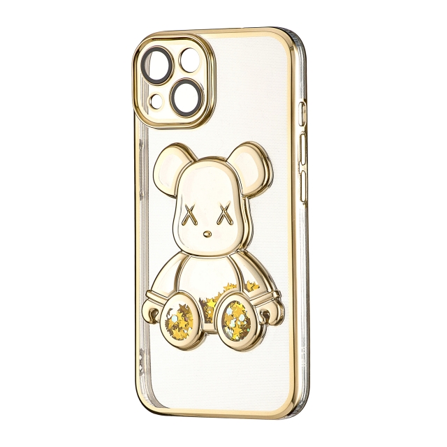 Чехол Shining Bear Case Protected Camera iPhone 14 Gold