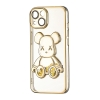 Чехол Shining Bear Case Protected Camera iPhone 14 Gold