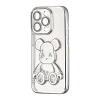 Чехол Shining Bear Case Protected Camera iPhone 14 Pro Silver