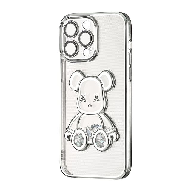 Чехол Shining Bear Case Protected Camera iPhone 14 Pro Max Silver