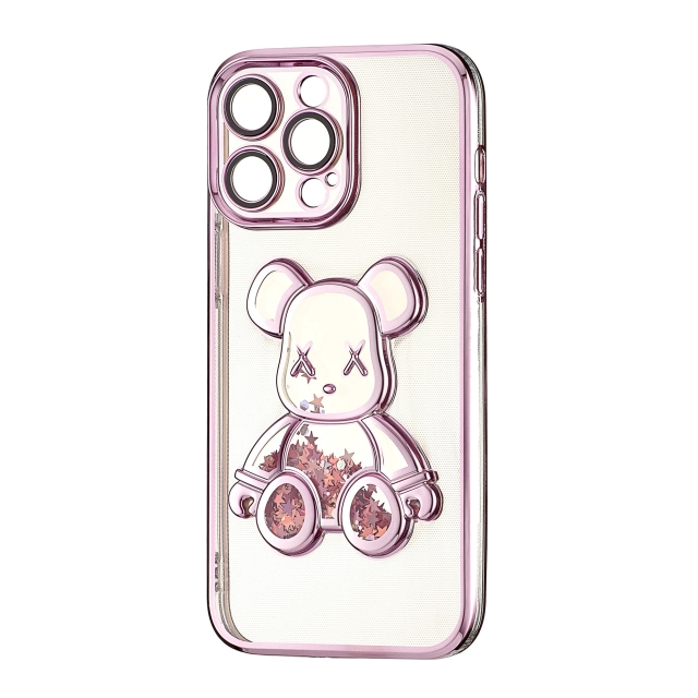 Чехол Shining Bear Case Protected Camera iPhone 14 Pro Max Pink