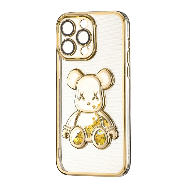 Чехол Shining Bear Case Protected Camera iPhone 14 Pro Max Gold