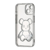 Чохол Shining Bear Case Protected Camera iPhone 15 Silver
