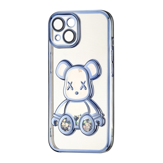 Чехол Shining Bear Case Protected Camera iPhone 15 Blue