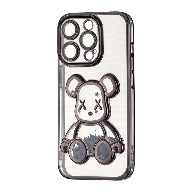 Чохол Shining Bear Case Protected Camera iPhone 15 Pro Black