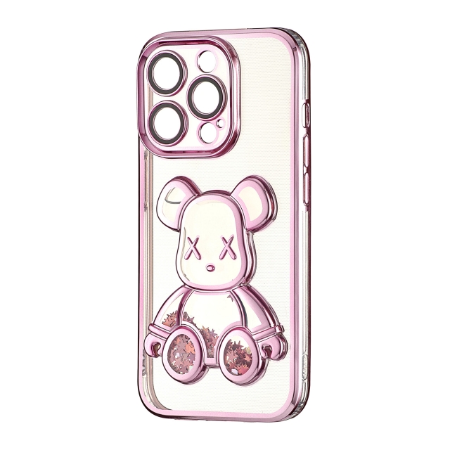Чехол Shining Bear Case iPhone 15 Pro Pink