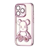 Чехол Shining Bear Case iPhone 15 Pro Pink