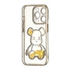 Чехол Shining Bear Case Protected Camera iPhone 15 Pro Gold