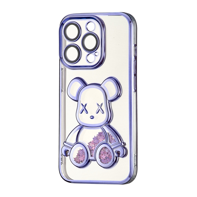 Чехол Shining Bear Case Protected Camera iPhone 15 Pro Purple