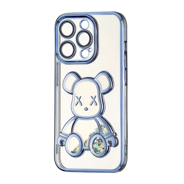 Чехол Shining Bear Case Protected Camera iPhone 15 Pro Blue