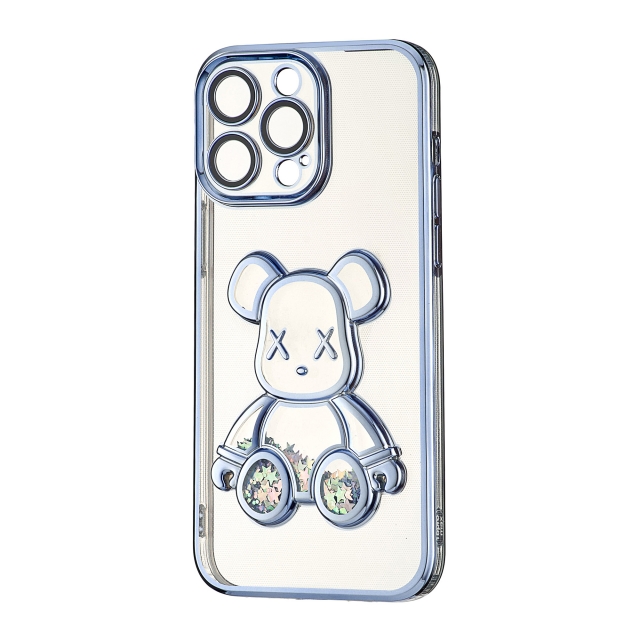 Чехол Shining Bear Case Protected Camera iPhone 15 Pro Max Blue