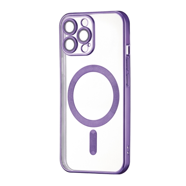 Чехол Ductil Metallic Edge with MagSafe (Protected Camera & Lens) iPhone 12 Pro Deep Purple
