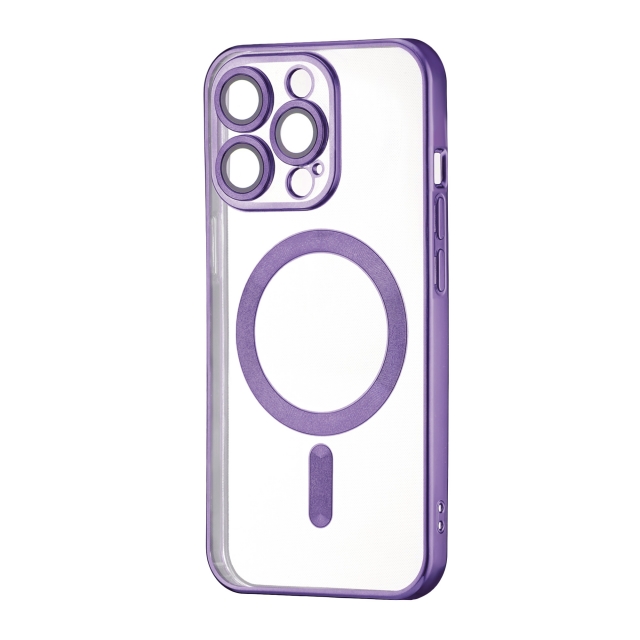 Чехол Ductil Metallic Edge with MagSafe (Protected Camera & Lens) iPhone 13 Pro Deep Purple
