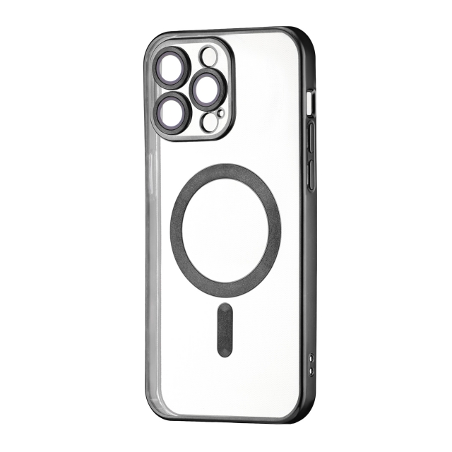 Чехол Ductil Metallic Edge with MagSafe (Protected Camera & Lens) iPhone 13 Pro Max Black