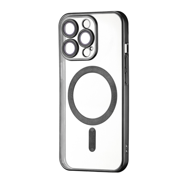 Чехол Ductil Metallic Edge with MagSafe (Protected Camera & Lens) iPhone 14 Pro Black