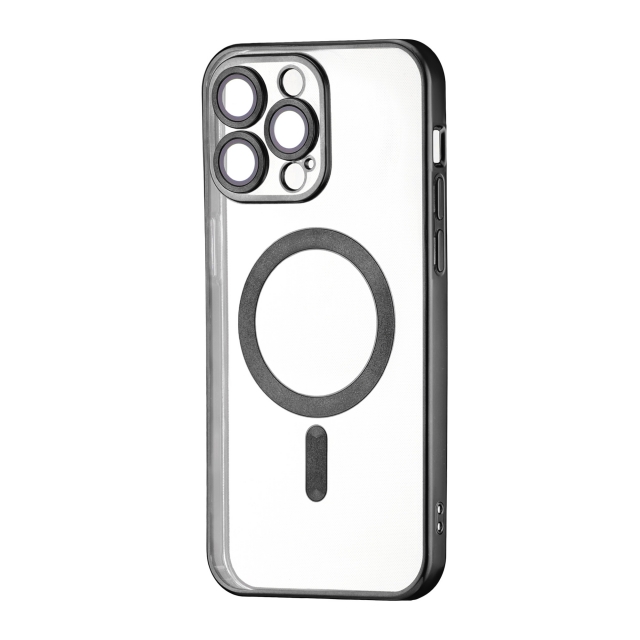 Чохол Ductil Metallic Edge with MagSafe (Protected Camera & Lens) iPhone 14 Pro Max Black