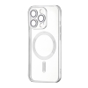Чохол Ductil Metallic Edge with MagSafe (Protected Camera & Lens) iPhone 15 Pro Silver