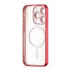 Чохол Ductil Metallic Edge with MagSafe (Protected Camera & Lens) iPhone 15 Pro Red