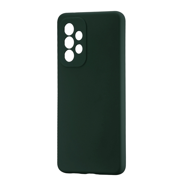 Чехол Silicone Case Samsung A53 5G (A536) Dark Green