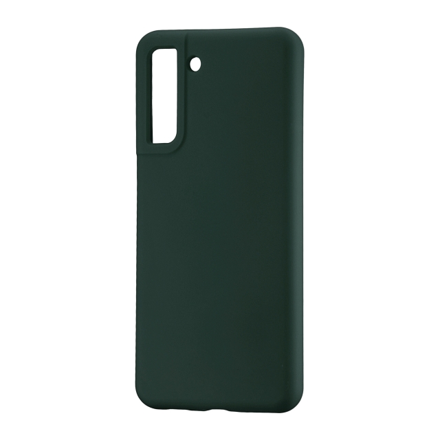 Чохол Silicone Case Samsung S21 FE (G990) Dark Green