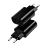СЗУ WIWU Wi-U002 Type C PD+QC Charger EU Plug Black (Wi-U002)