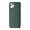 Чехол TPU with MagSafe Protected Camera iPhone 12 Pro Dark Green