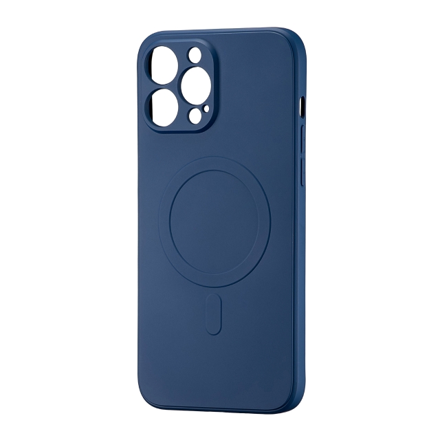 Чехол TPU with MagSafe Protected Camera iPhone 13 Pro Max Dark Blue