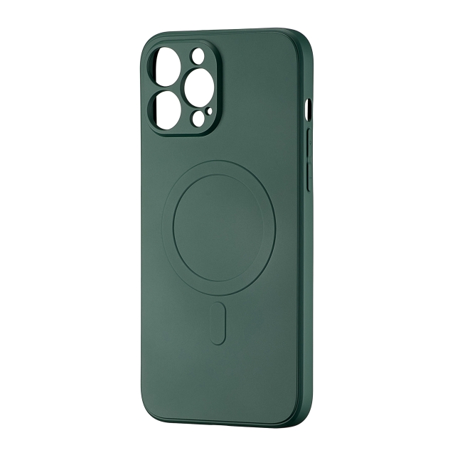Чехол TPU with MagSafe Protected Camera iPhone 13 Pro Max Dark Green