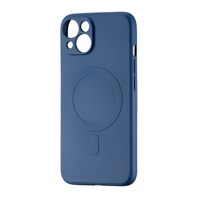 Чехол TPU with MagSafe Protected Camera iPhone 14 Dark Blue