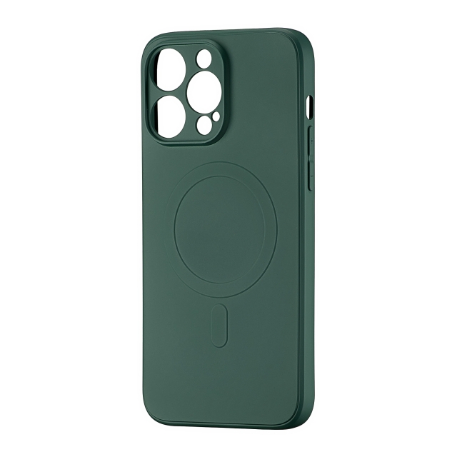 Чехол TPU with MagSafe Protected Camera iPhone 14 Pro Max Dark Green