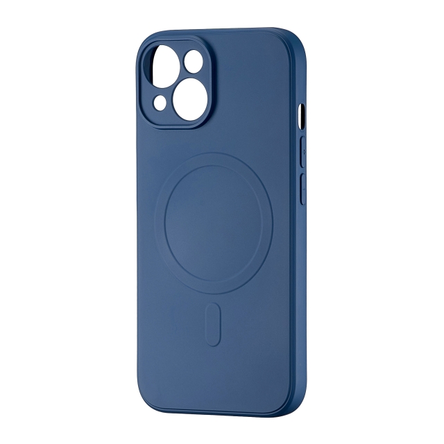 Чехол TPU with MagSafe Protected Camera iPhone 15 Dark Blue