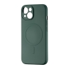 Чехол TPU with MagSafe Protected Camera iPhone 15 Dark Green