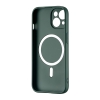 Чохол TPU with MagSafe Protected Camera iPhone 15 Dark Green