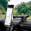 Холдер Hoco S14 Surpass automatic induction wireless charging car holder Silver
