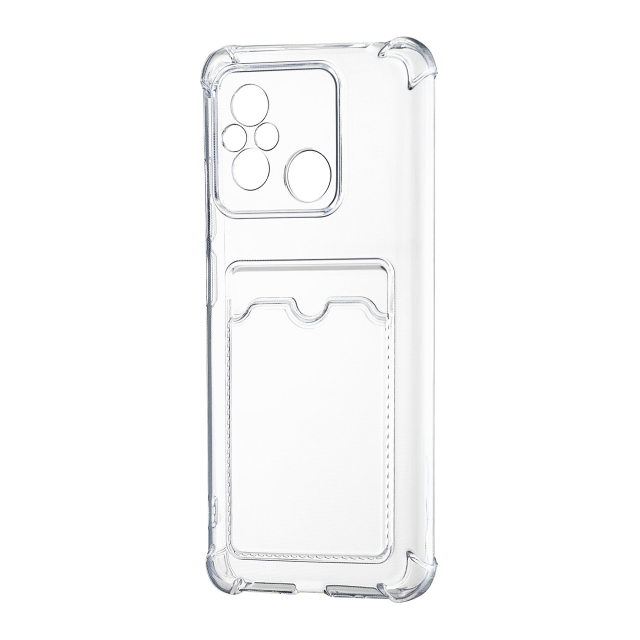 Чехол Clear Pocket Case Xiaomi Redmi 12C/Redmi 11A/Poco C55 Прозрачный