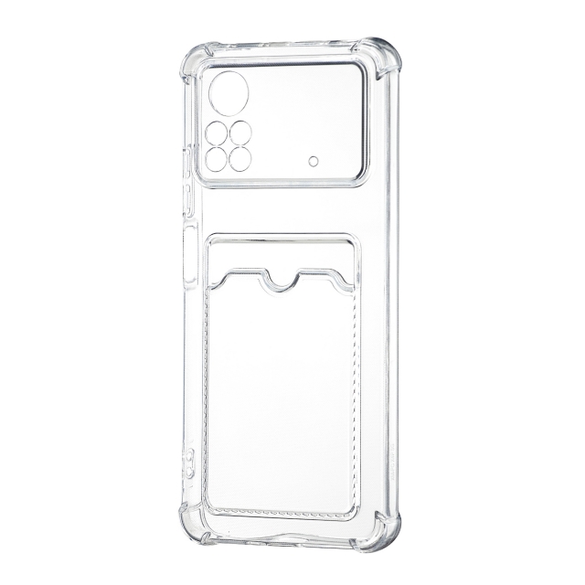 Чохол Clear Pocket Case Xiaomi Poco X4 Pro 5G Прозорий