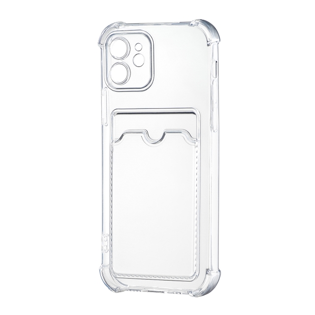 Чехол Clear Pocket Case Protected Camera iPhone 12 Прозрачный