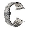 Ремінець Rolex Steel 5 Beads Apple Watch 42/44/45/46/49 mm Silver