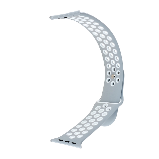 Ремешок Nike Sport Apple Watch 42/44/45/46/49 mm Gray/White L