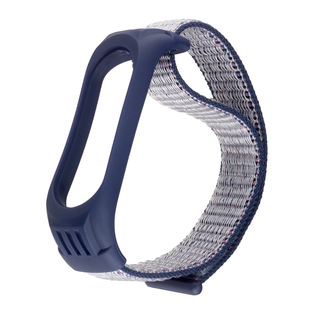 Ремешок Nylon Mi Band 5/6 Purple Grey