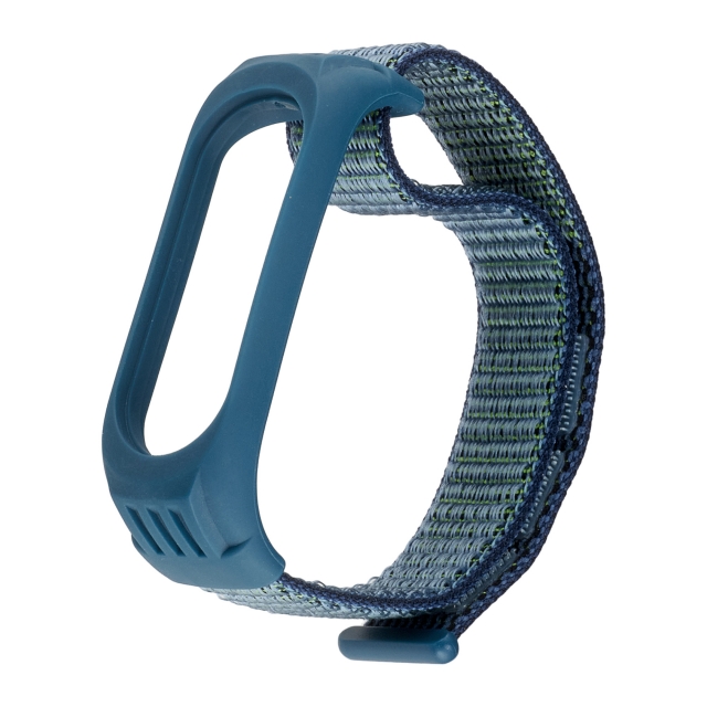 Ремешок Nylon Mi Band 5/6 Blue Green