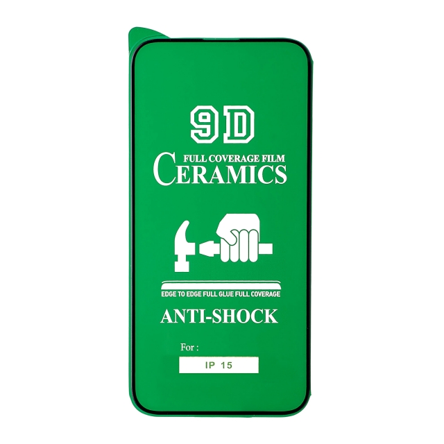 Захисне скло Ceramic iPhone 15 Black