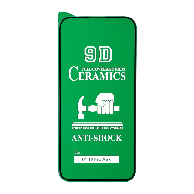 Захисне скло Ceramic iPhone 15 Pro Max Black