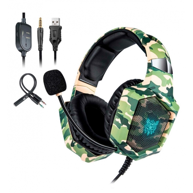 Навушники Onikuma K8 Camouflage Green